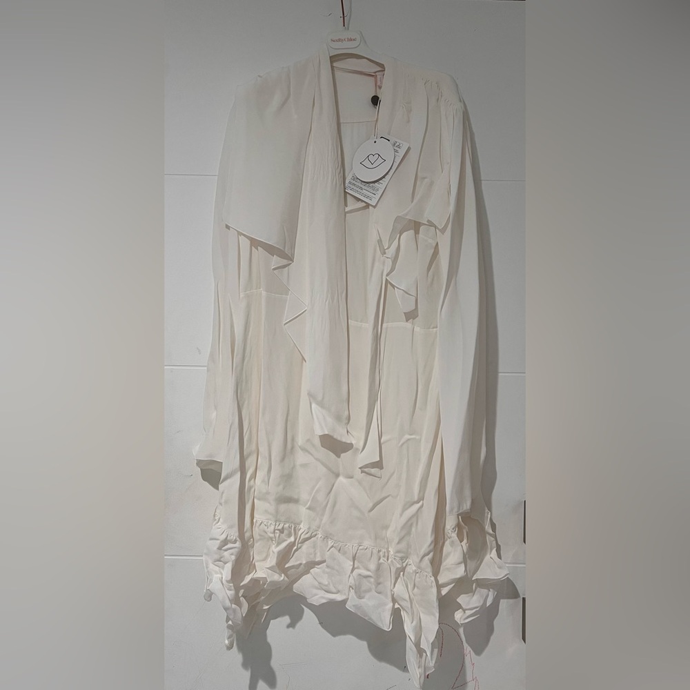 Women’s See By Chloe cream ruffle dress size 44